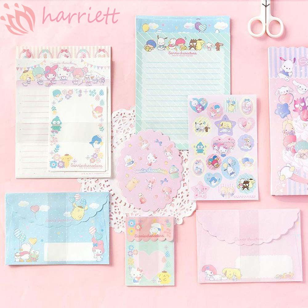 Thiệp Mời Họa Tiết Hoạt Hình Kuromi Cinnamoroll Dễ Thương Xinh Xắn