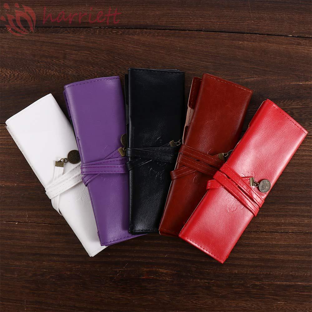 Túi Cuộn Đựng Cọ Trang Điểm Phong Cách Retro