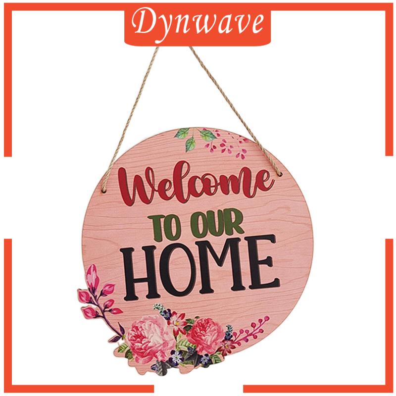 Biển Hiệu Chào Mừng Hình Tròn Dùng Trang Trí Cửa Trước