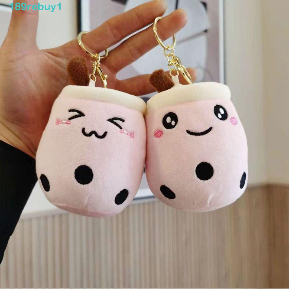 Rebuy1 Móc Khóa Hình Trà Sữa Boba Phong Cách Hàn Quốc Đáng Yêu Thời Trang Cho Cặp Đôi