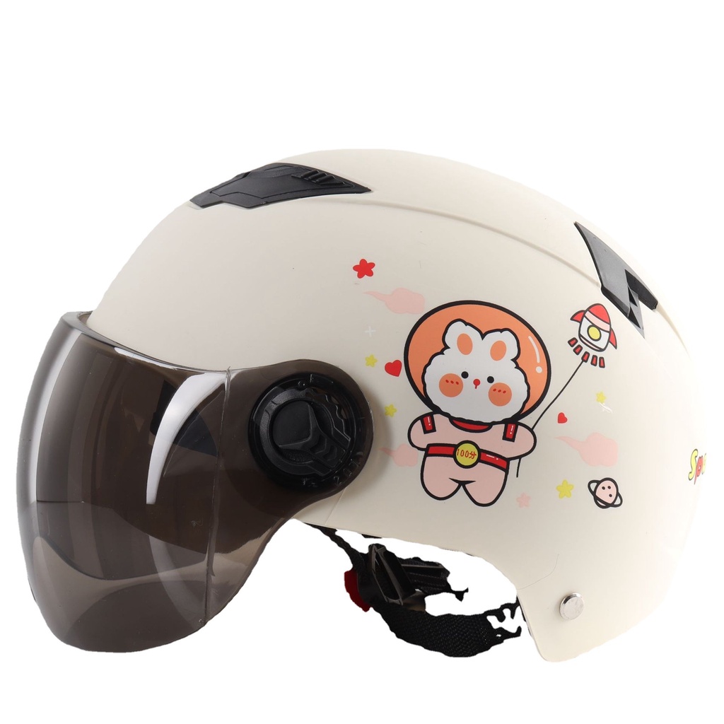 Mu ba ba o hie 'n ba o Mũ Bảo Hiểm Xe Điện Harley Hình Phi Hành Gia Đẹp Mắt Mùa Hè Dành Cho Người Lớn