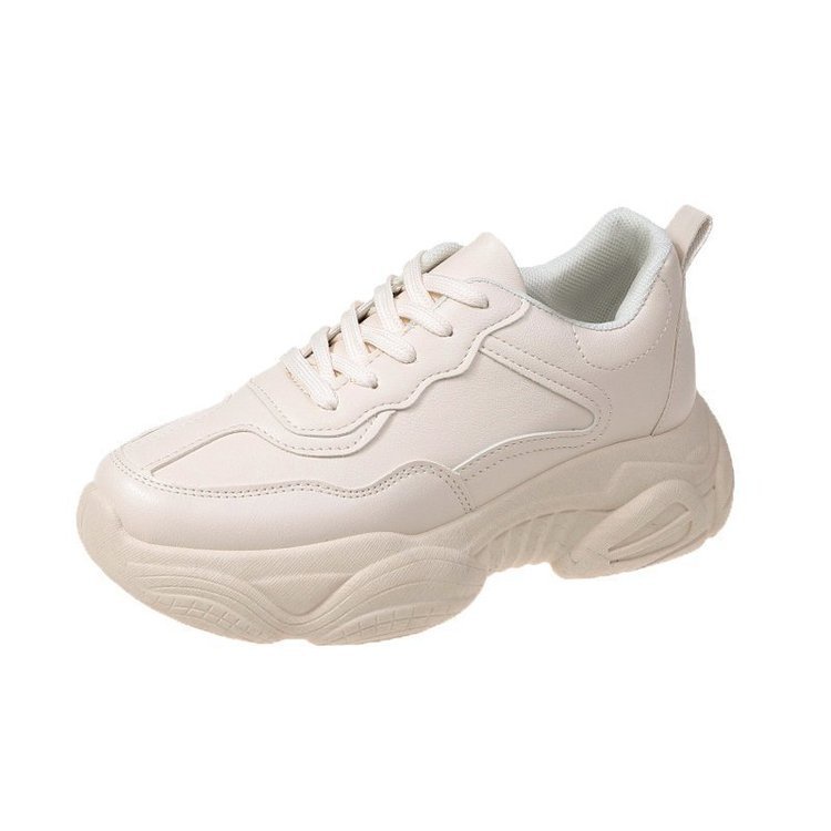 Giày Thể Thao Đế Dày Màu Trơn Phong Cách Đường Phố Hàn Quốc Mới