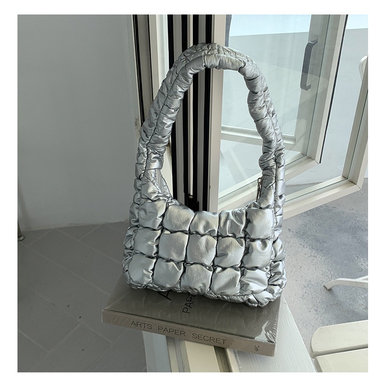 Túi Xách Đeo Vai Chất Liệu Da Mềm Đính Đá Cao Cấp Thời Trang Dành Cho Nữ