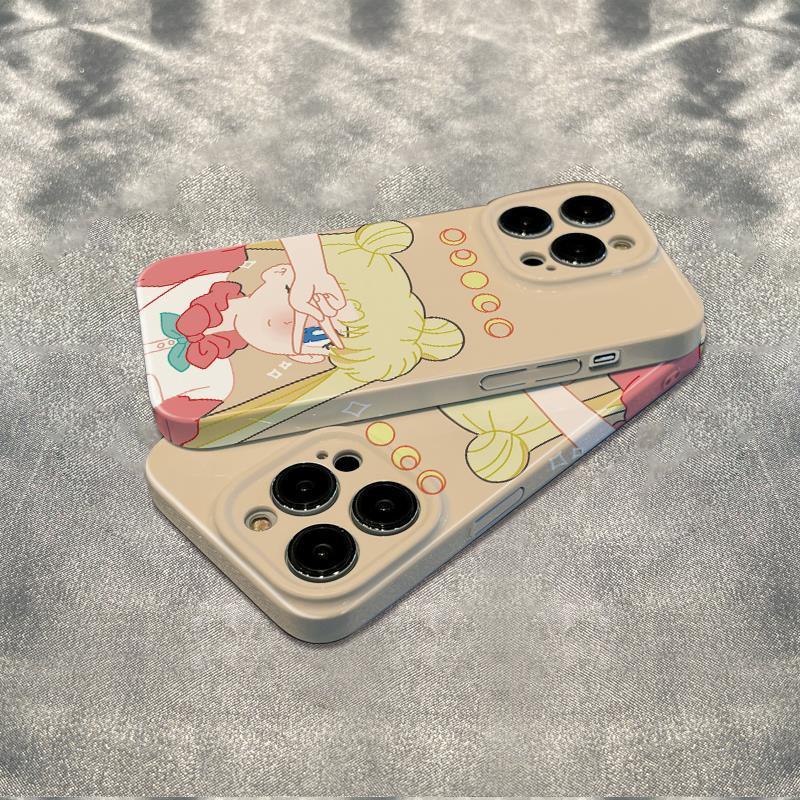 Ốp Điện Thoại Họa Tiết Thủy Thủ Mặt Trăng Chống Sốc Cho Iphone 136In Plus 14 Pro 78 max 1211 5Ih