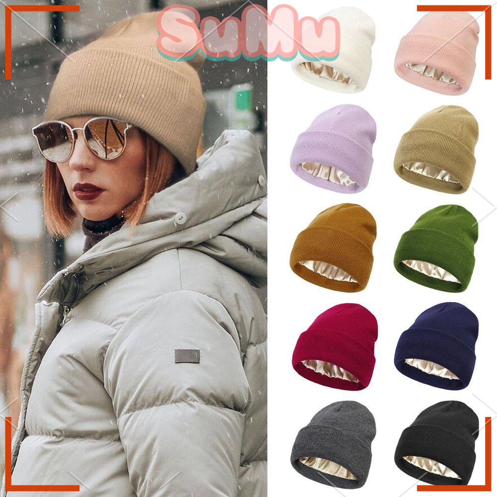 Nón Dệt Kim Ấm Áp Xinh Xắn Thời Trang Cho Nữ Mùa Thu Đông