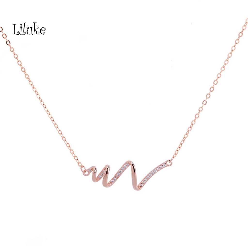 Vòng cổ Hợp Kim Trang Trí Nhịp Tim Thời Trang Cho Nữ