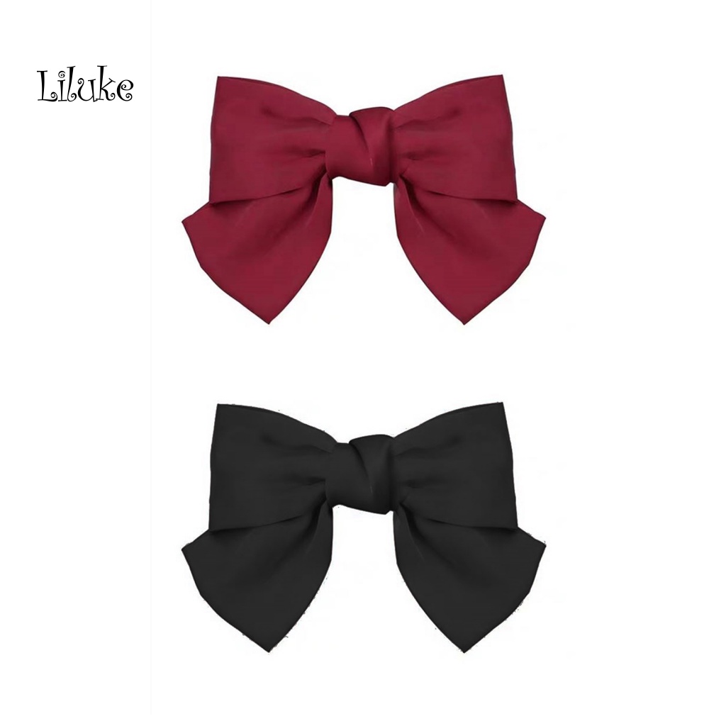 Kẹp Tóc Nơ Chống Trượt Không Phai Màu Thời Trang Cho Nữ