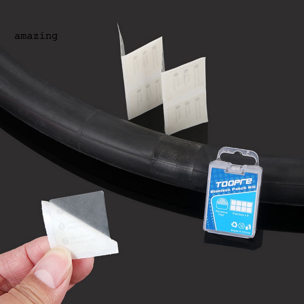 Bộ Dụng Cụ Vá Lốp Xe Đạp Tự Dính Bằng Cao Su Tiện Dụng