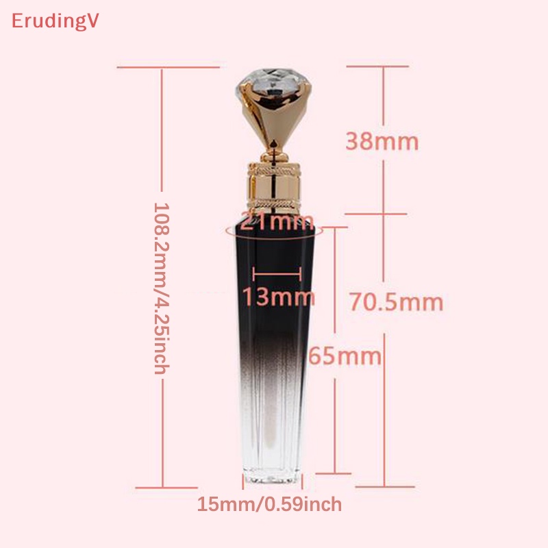 Ống Nhựa Rỗng Dùng Đựng Son Dưỡng Môi DIY Có Thể Tái Sử Dụng