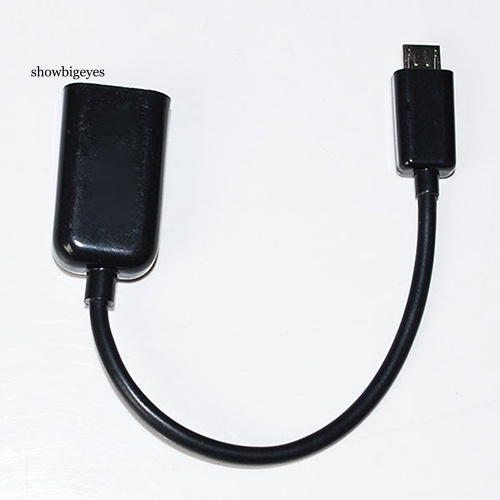 Dây Cáp OTG Chuyển Đổi USB 2.0 A Female Sang Micro B Male Cho Samsung HTC