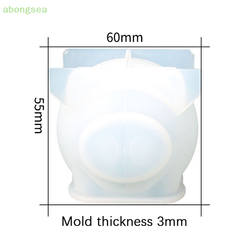 Khuôn Silicone Làm Đồ Thủ Công Hình Chú Heo Đáng Yêu
