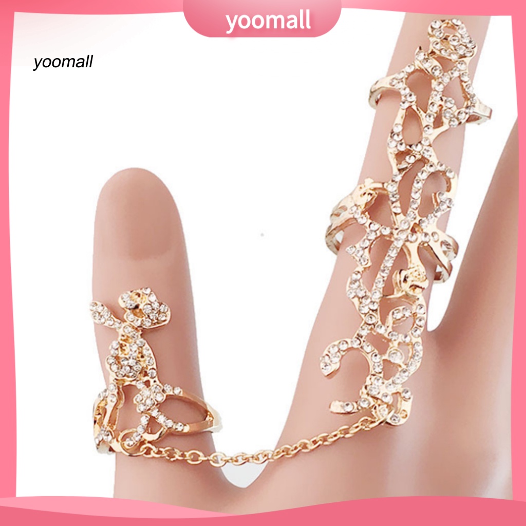 Nhẫn Hợp Kim Hình Hoa Hồng Đính Đá Thời Trang Dự Tiệc