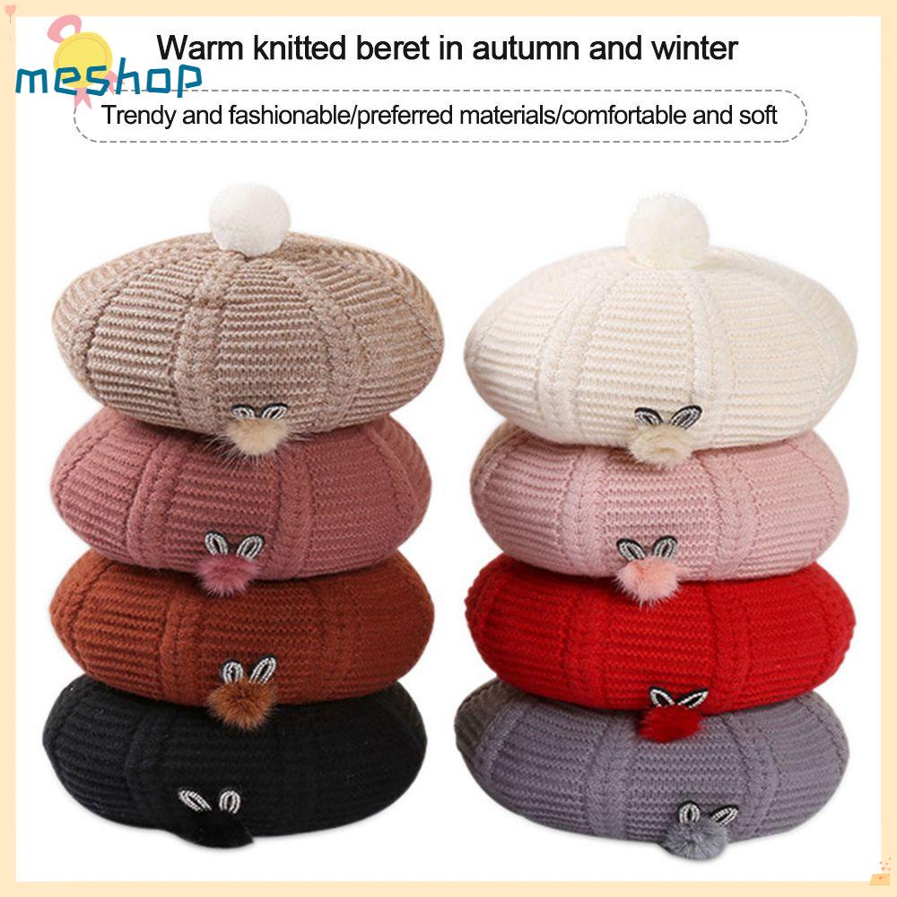 Mũ Beret Màu Trơn Thoáng Khí Phong Cách Retro Cá Tính