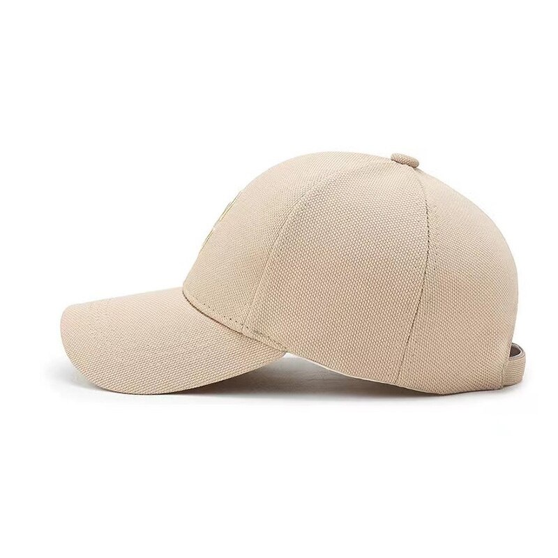 Mũ Lưỡi Trai Chất Liệu Cotton Thêu Chữ Màu Vàng Thời Trang Cho Nam Và Nữ