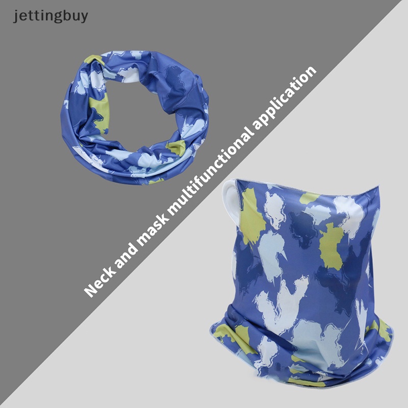 Jetting Khăn Choàng Lụa Lạnh Che Mặt Và Cổ Thoáng Khí Bảo Vệ Toàn Diện Chống Nắng Dùng Khi Đi Xe Đạp / Câu Cá Ngoài Trời