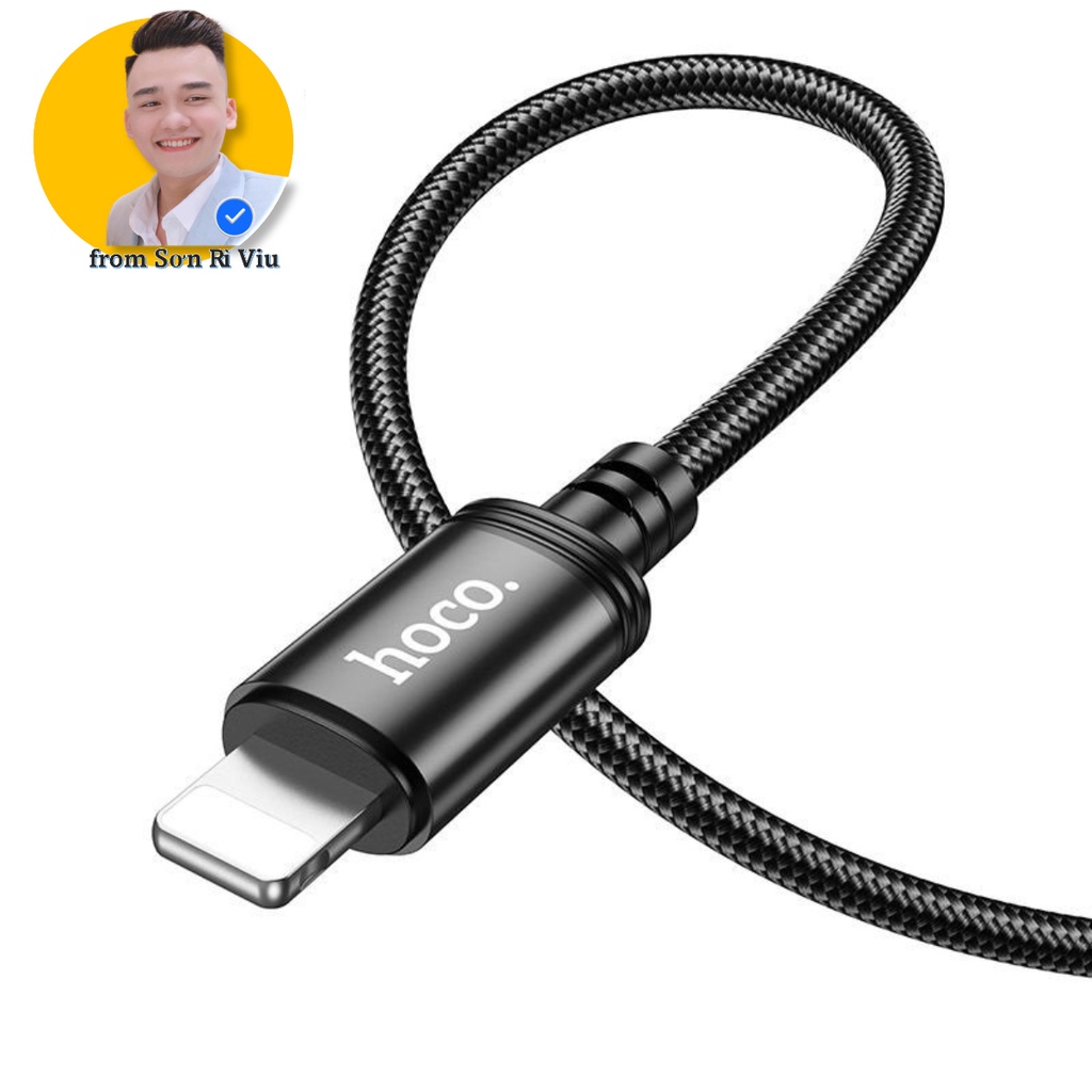 Cáp Sạc Nhanh Hoco X89 cho IP và SS dây dù siêu bền chống đứt dài 1M