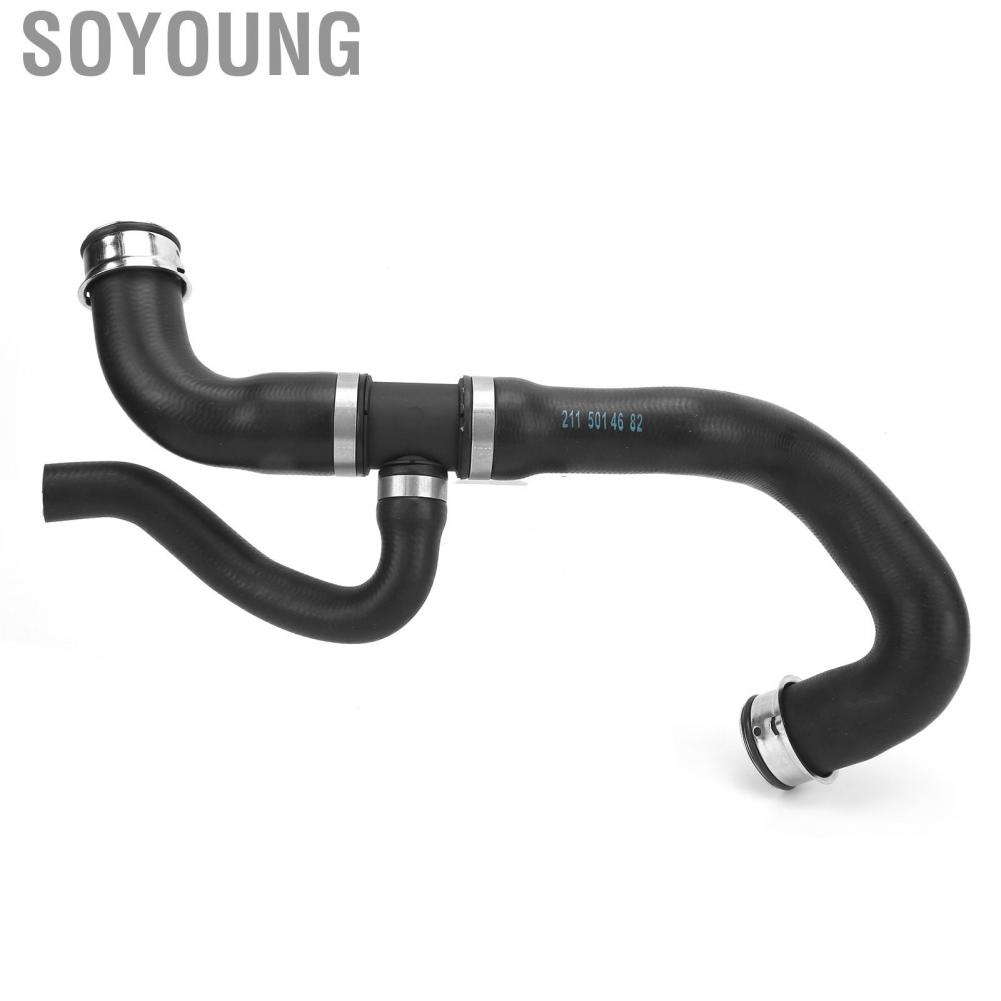 Soyoung Coolant Tube  Ozone Resistant Rubber Lower Radiator Hose 2115014682  for Car Replacement for MERCEDES-BENZ E350 ELEGANCE SEDAN 4-DOOR 2006-2009