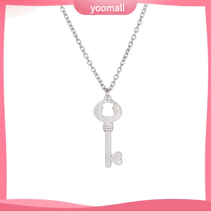 [YM] Vòng cổ Mặt Hình Gấu / Chìa Khóa / Trái Tim Cho Nữ