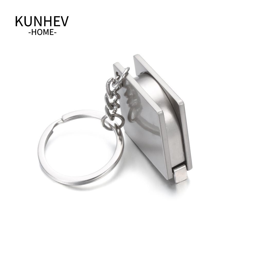 KUNHEV Móc Khóa Kiêm Thước Dây Tiện Dụng