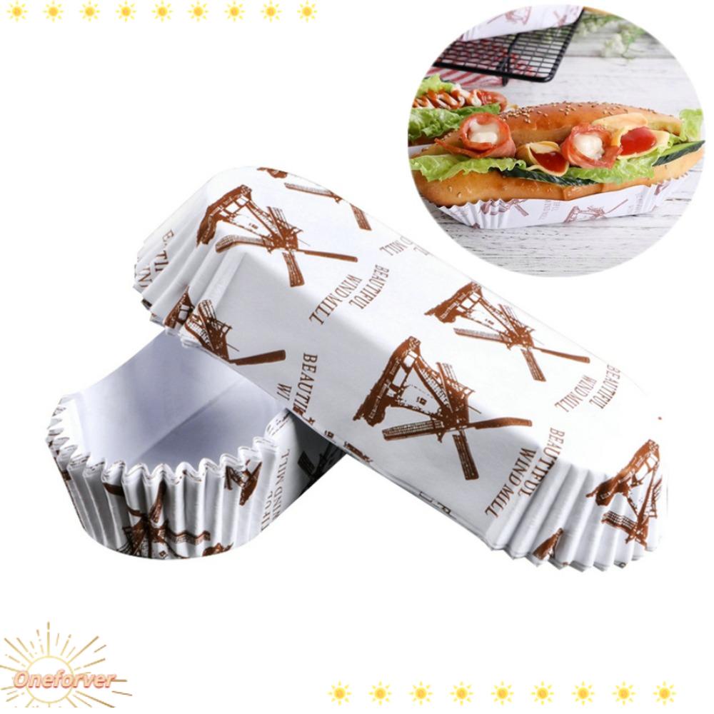 FOREVER Bộ 200 Giấy Gói Bánh Cupcake Chống Dầu Chịu Nhiệt