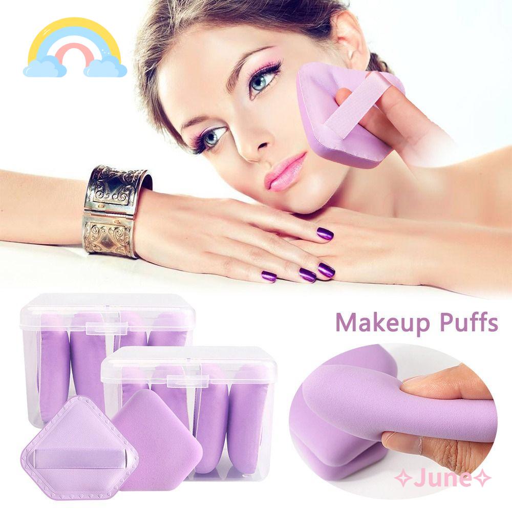 JUNE Bộ 4 / 8 Mút Trang Điểm Mềm Mại Tiện Dụng