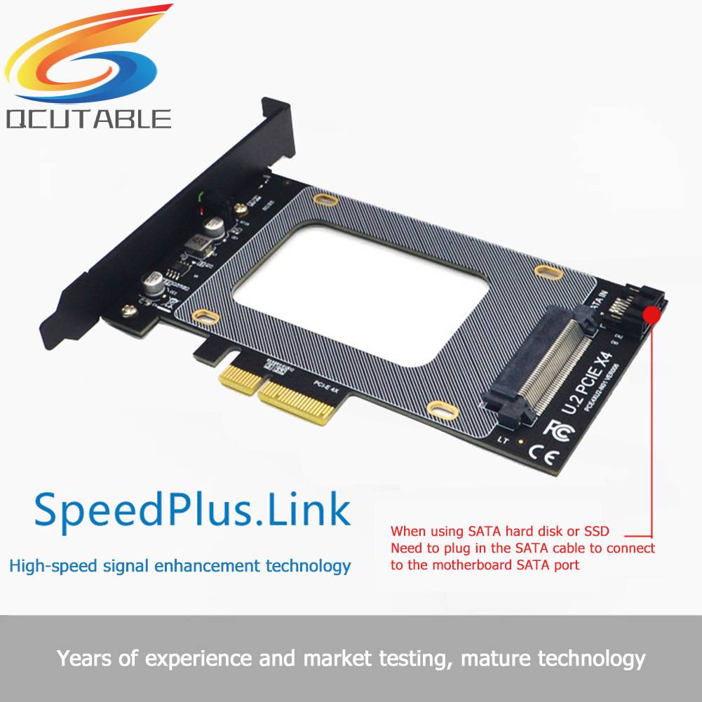 Thẻ Mở Rộng PCIE X4 3.0 U.2 Sang PCIE SFF-8639 Sang SATA SSD