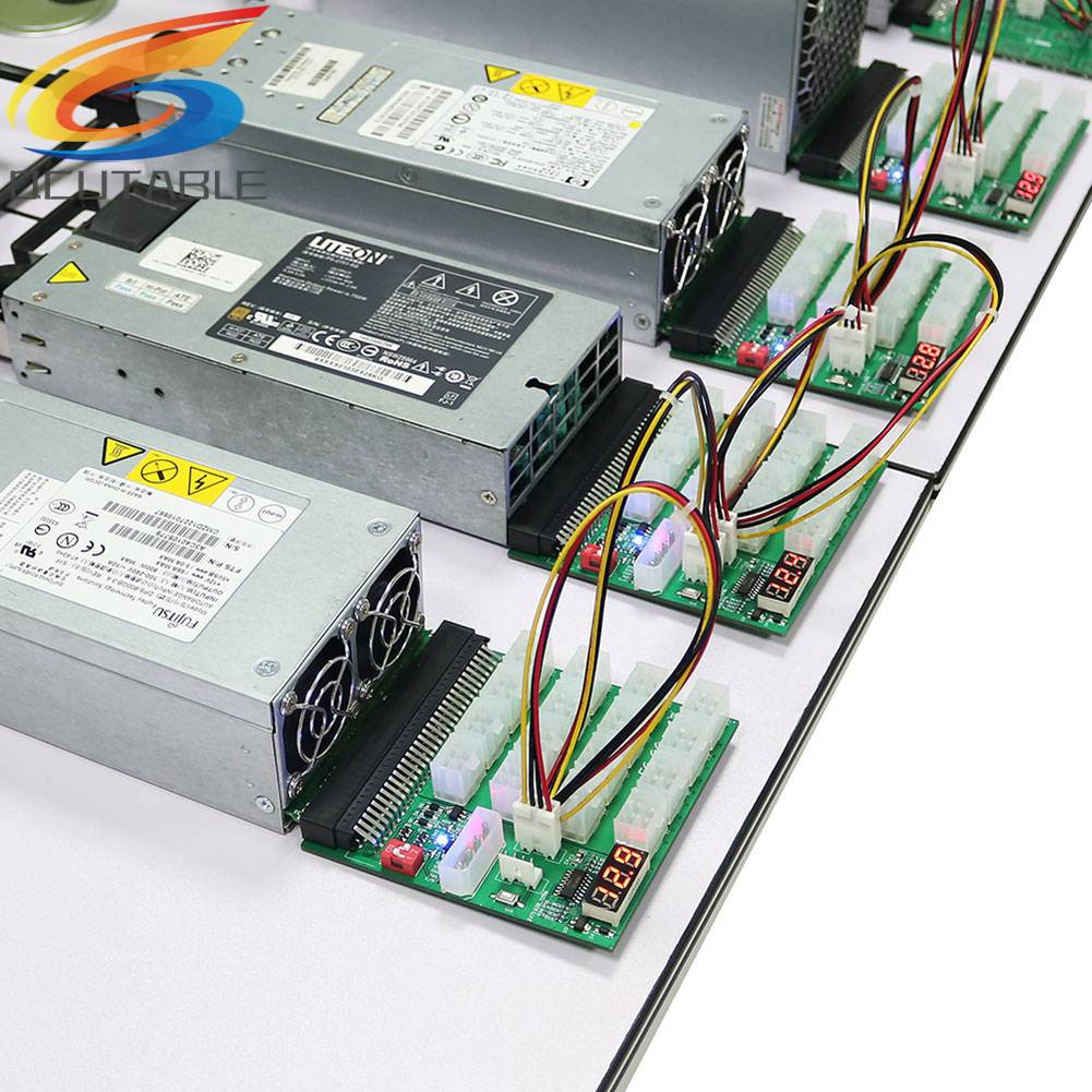 Bo Mạch Nguồn ATX 16x 6Pin 12V 64pin Cho Máy Chủ BTC