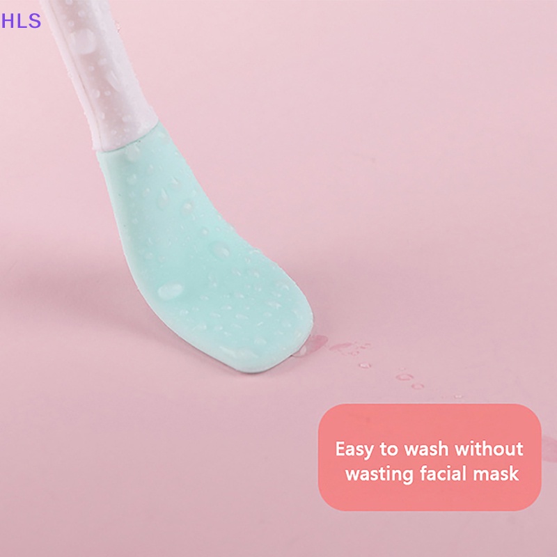 Cọ Đắp Mặt Nạ Silicone Hình Gấu Hai Mặt Có Thể Tái Sử Dụng