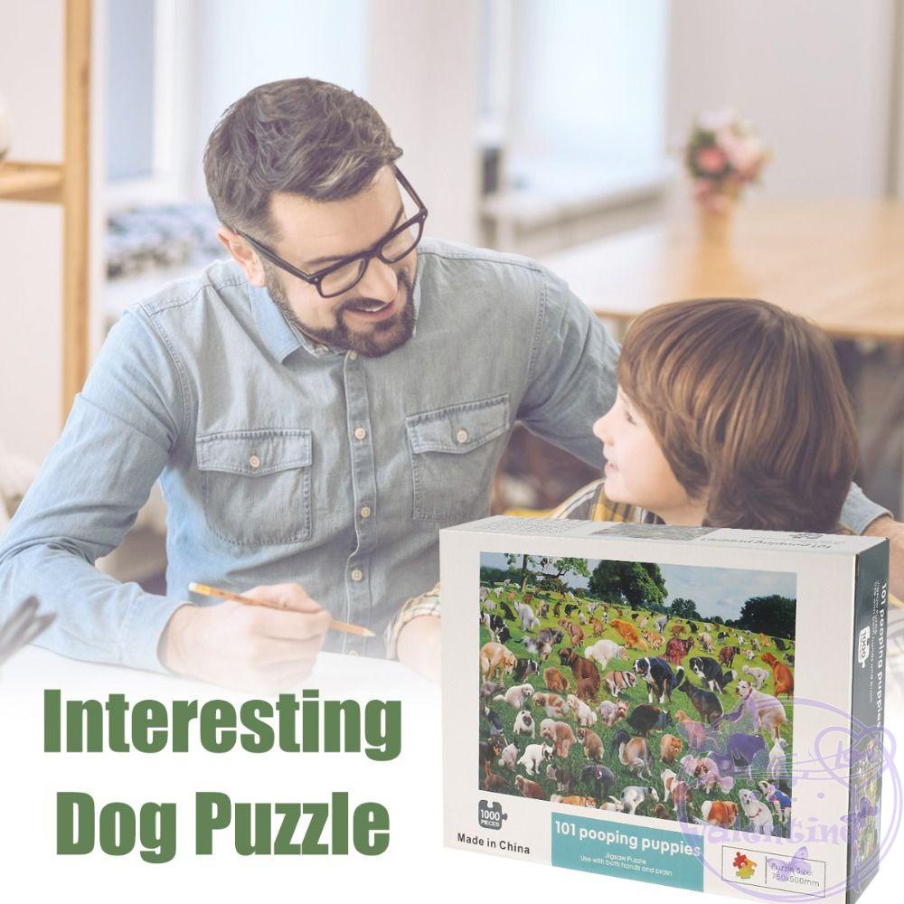 AVALENTINE Bộ Đồ Chơi Ghép Hình 101 Miếng Hình Chú Chó Dễ Thương Dùng Làm Quà Tặng Cho Bé