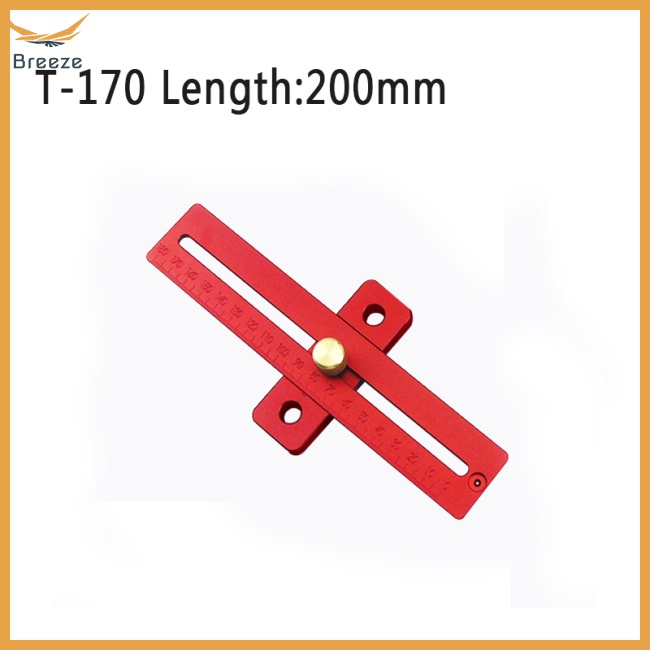 Thước Đo Gỗ Lỗ Chữ T 170mm 270mm 370mm Bằng Hợp Kim Nhôm