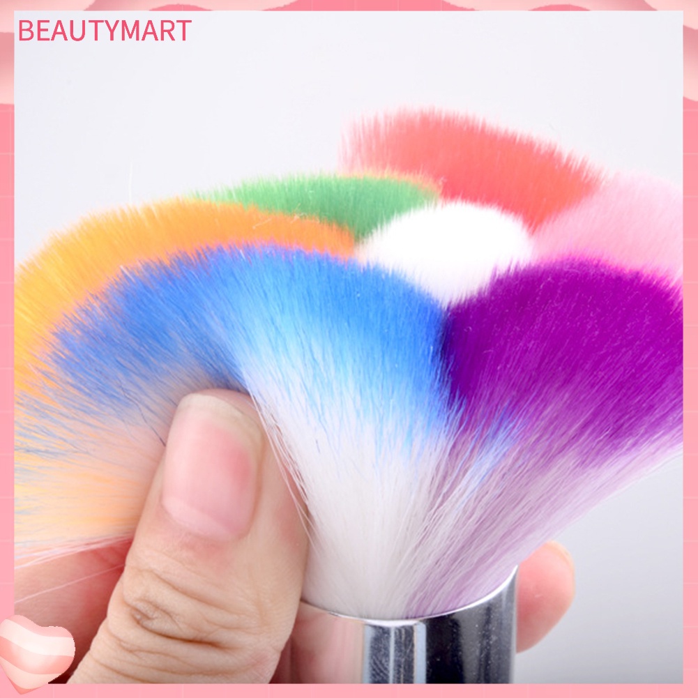 [beautymart] Cọ Phủi Bụi Móng Tay Tay Cầm Đính Hạt Giả Kim Cương