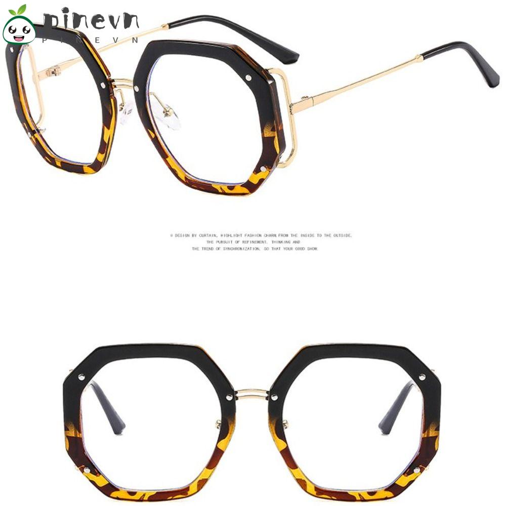 PINEVN Mắt Kính Oversize Chống Ánh Sáng Xanh Thiết Kế Sang Trọng Cho Nữ