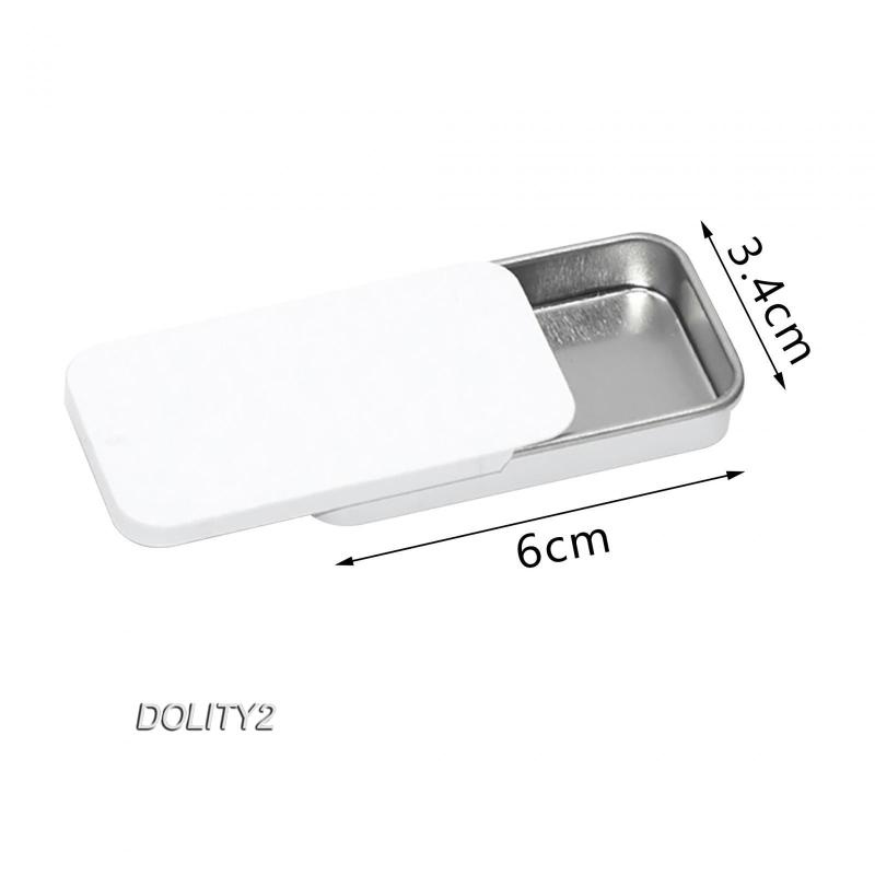 Hộp Thiếc Đựng Kẹo Phục Sinh / Sinh Nhật Có Nắp Trượt 2 Cái