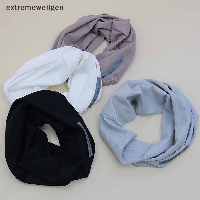 [Cực Tốt] Khăn Choàng Cổ Bandana Lụa Lạnh Bảo Vệ Mặt Chống Tia UV Thể Thao Thoáng Khí Đi Bộ Đường Dài LLF