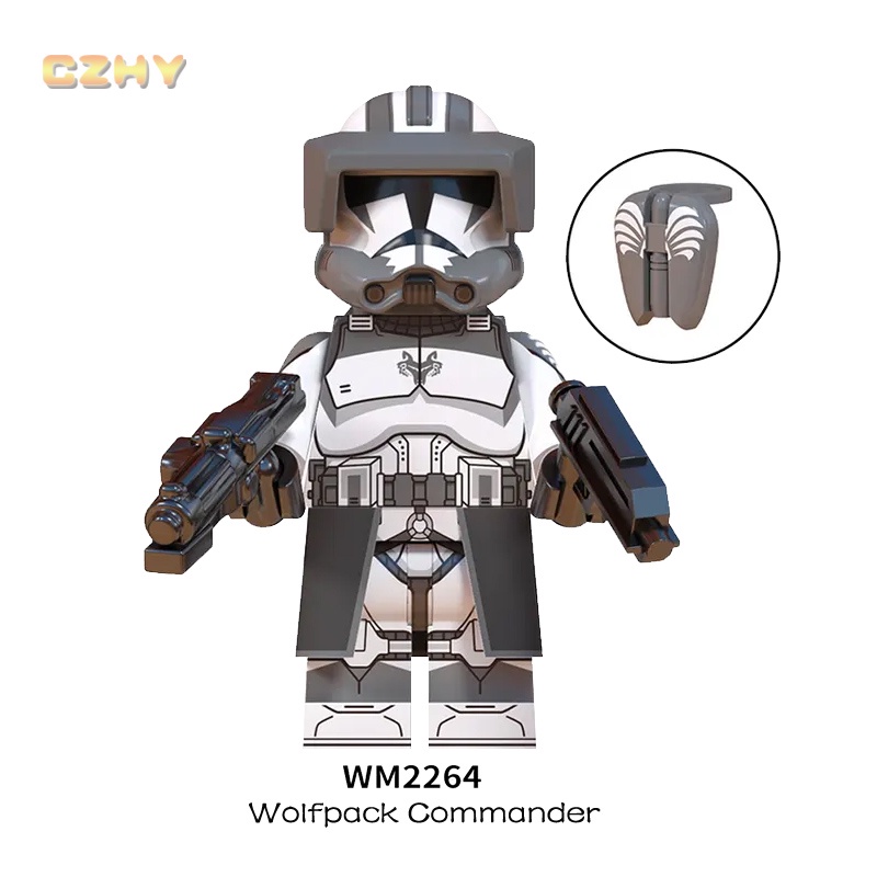 Mô Hình Lắp Ráp Nhân Vật Thuyền Trưởng Bộ Phim Star Wars Mini WM6128