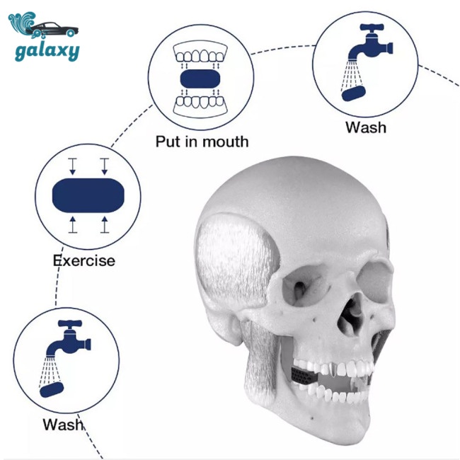 Galaxy Bộ 2 Bóng Silicon Luyện Tập Cơ Bắp Có Thể Tháo Rời Tiện Dụng