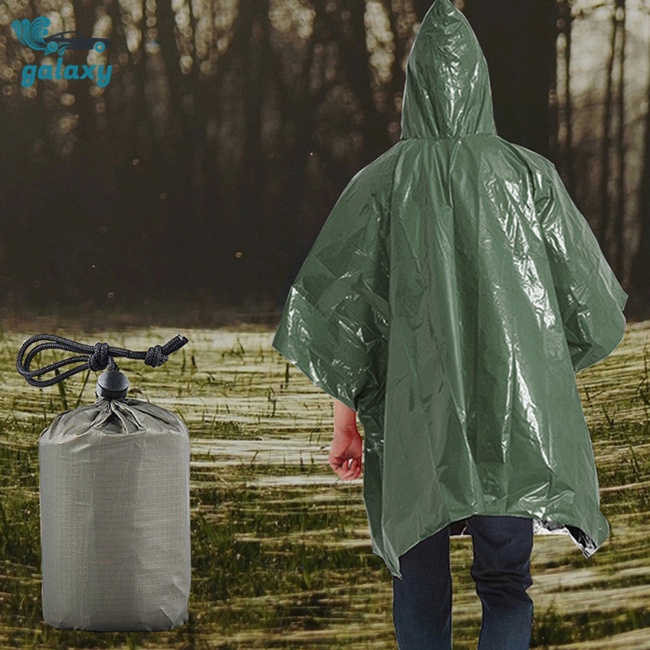 Galaxy Áo Mưa Dày Dặn Cách Nhiệt Dùng Một Lần Tiện Dụng