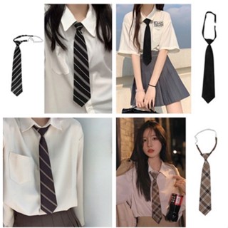 Hàng Có Sẵn Cà Vạt JK Sọc Cà Vạt Thương Hiệu H Áo Sơ Mi Ngắn Tay Phong Cách Preppy Nhật Bản Dành Cho Học Sinh Nam Và Nữ
