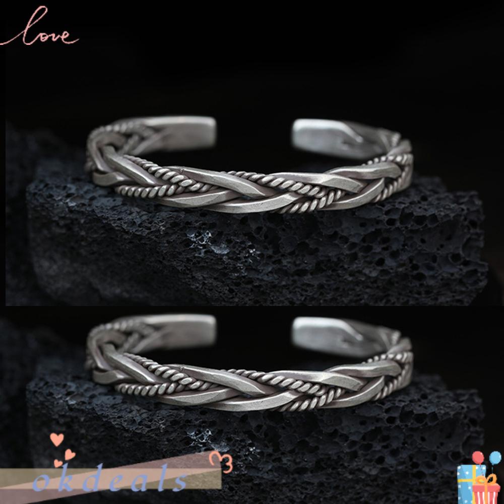 OKDEALS Vòng Đeo Tay Kiểu Dáng Vintage Cho Nam