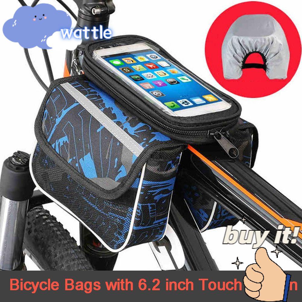 WATTLE Túi Đựng Điện Thoại 6.2inch Chống Thấm Nước Gắn Khung Trước Xe Đạp