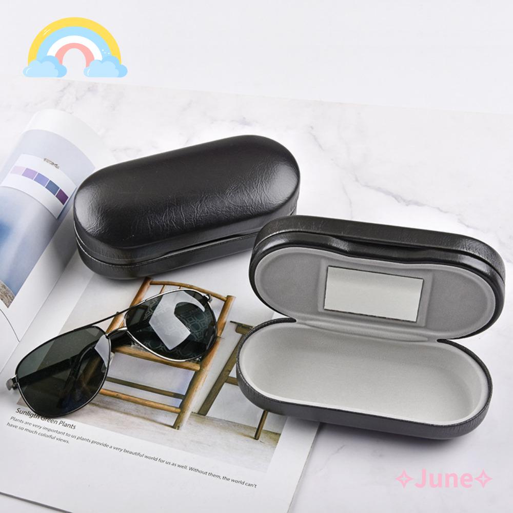 JUNE Hộp Đựng Mắt Kính Kèm Giá Đỡ Tiện Dụng