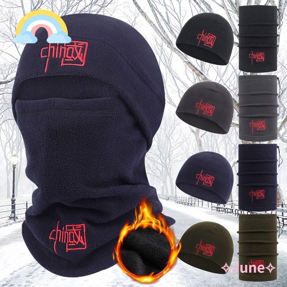 JUNE Mũ Trùm Đầu Mềm Mại Chống Gió Giữ Ấm