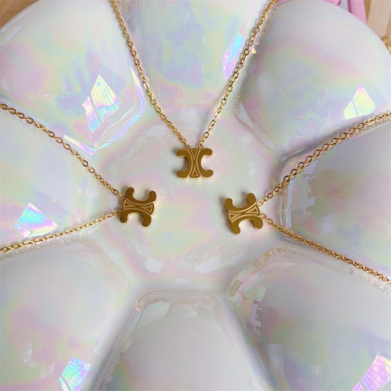 Dây Chuyền Bằng Thép Titan Thiết Kế Độc Đáo Thời Trang Cho Nữ