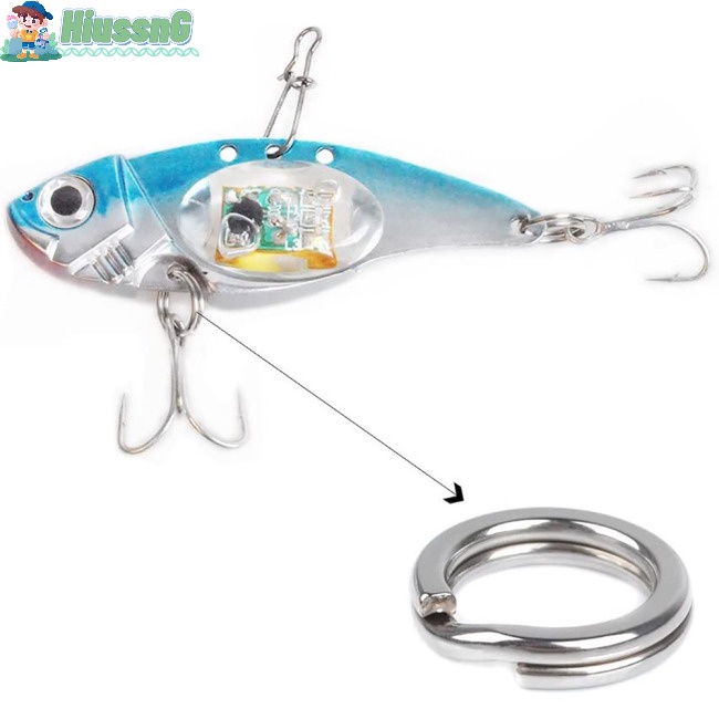 200 Vòng Nối Mồi Câu Cá Bằng Thép Không Gỉ