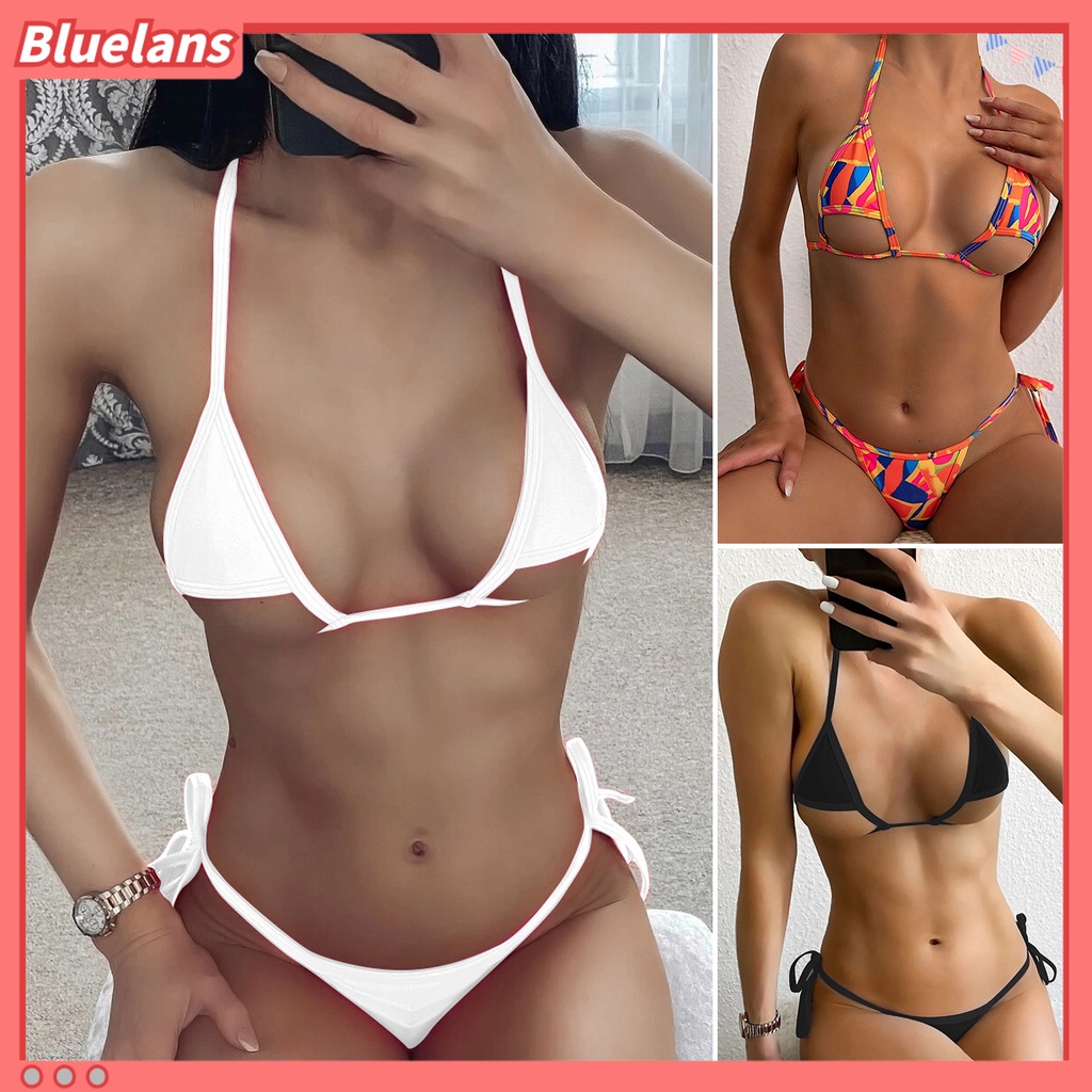 Bộ Bikini 2 Mảnh Thoáng Khí Có Đệm Ngực Gợi Cảm Cho Nữ
