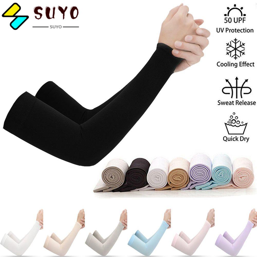 SUYO Ống Tay Áo Chống Nắng Làm Mát Tiện Dụng Khi Chơi Bóng Rổ Sự Bả