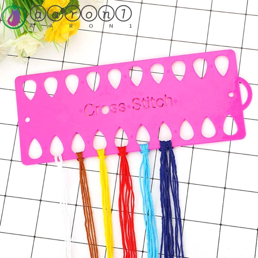 AARON1 Hộp Nhựa Đựng Cuộn Chỉ Thêu Tranh Chữ Thập Thủ Công DIY