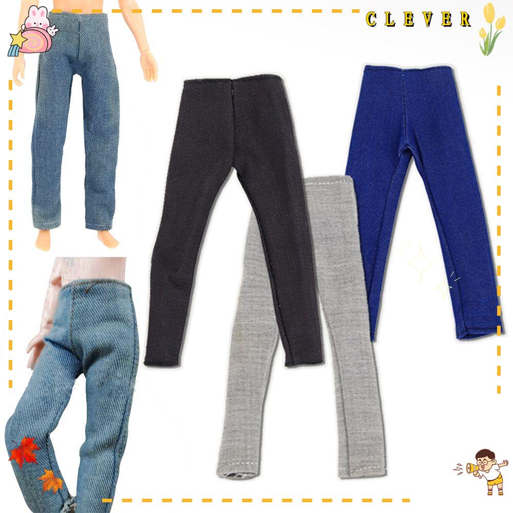 CLEVER Quần Dài Kiểu Dáng Đơn Giản Cao Cấp Cho Búp Bê Nam