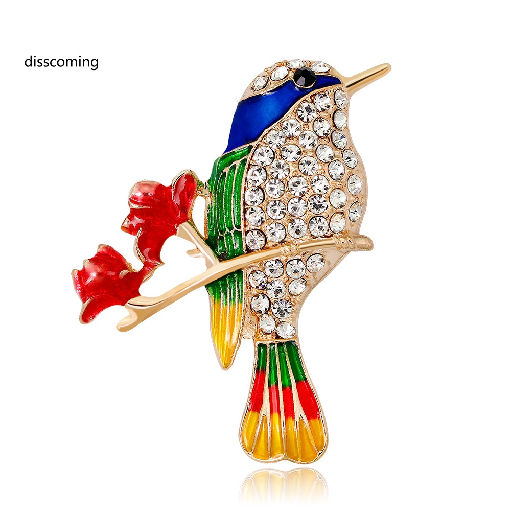 Đầm Nữ Kiểu Dáng Dễ Thương Xinh Xắn Hợp Thời Trang| Trâm Cài Áo Hình Chú Chim Nhiều Màu Sắc Dễ Thương