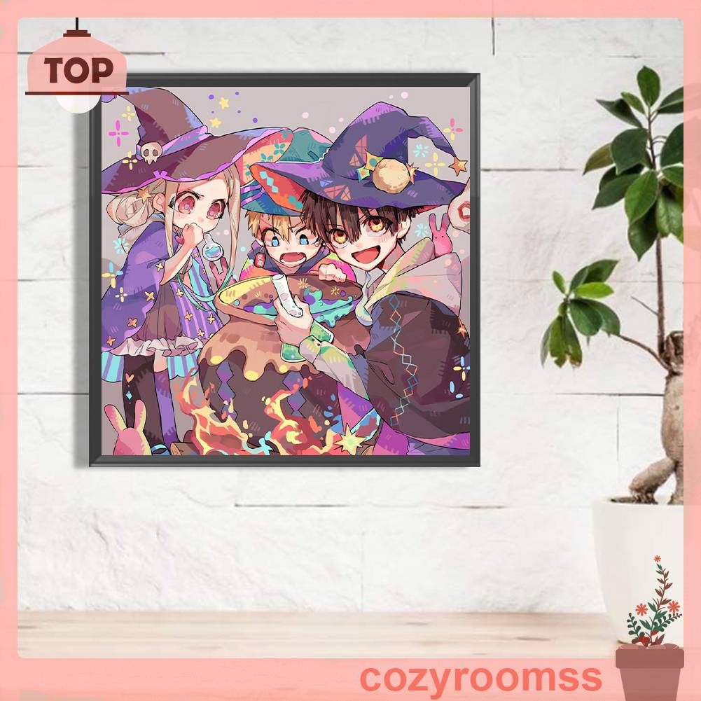 Bộ Tranh Đính Đá 5D Họa Tiết Nghệ Thuật Độc Đáo DIY Dùng Trang Trí Nhà Cửa